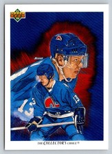 Mats Sundin 1992 Upper Deck #93 Quebec Nordiques Hockey Card