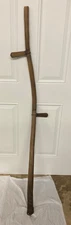 Vintage/Antique Scythe Grim Reaper style-solid wood with wicked metal blade