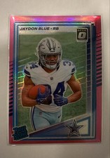 2025 Panini Donruss Rated Rookie Jaydon Blue #308 Optic Preview Pink Prizm (RC)