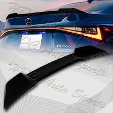 For 2021-2025 Lexus IS350 IS500 W-Power Pearl Black Duckbill Rear Trunk Spoiler