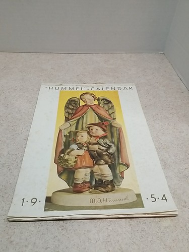 HUMMEL Goebel KALENDER 1953 CALENDAR CERAMICS  vintage ORIGINAL READ