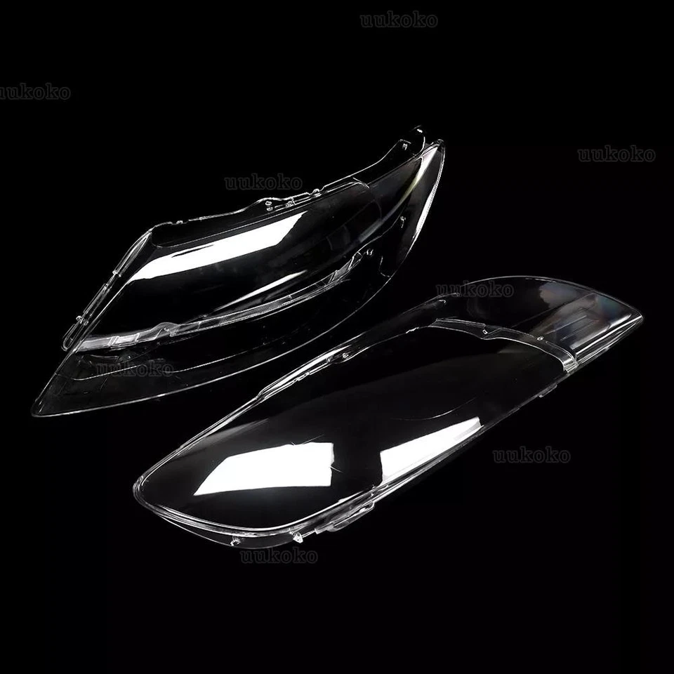 Pair Car Headlight Clear Lens Shell Lamp Cover+Glue For Audi Q7 2006-2015 US Foto 3 de 4