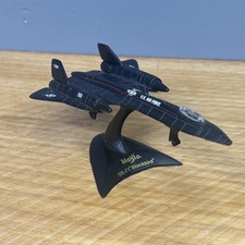 Maisto Tailwinds SR-71 Blackbird Diecast Avión Modelo Militar con Soporte