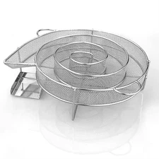 BBQ Cold Smoke Generator, Wood Dust Hot Chip Smoking Box, Stainless Steel Grill 