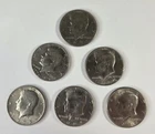 Lot of 5 Kennedy 50¢ Half Dollars  ('71-'88) Inc. two 1976