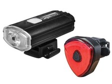 Image of Lighthouse Elite Rechargeable LED Bike Light Set L/HEBIKEFRR