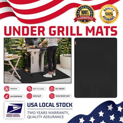 Fireproof Fireplace Mat 76*51 inch Hearth Rugs Floor Protector Pad Easy to clean