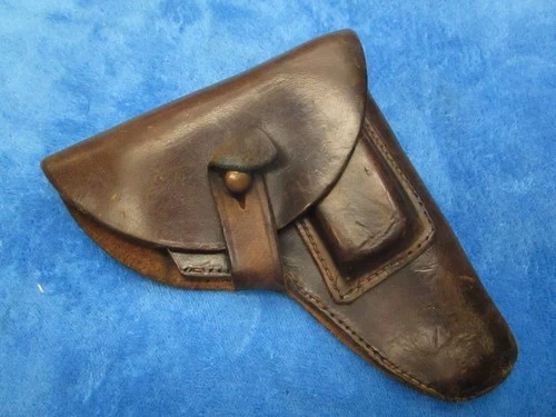 VERY RARE ORIGINAL GERMAN WW2 MILITARY WALTHER MODEL 8 PISTOL LEATHER HOLSTER