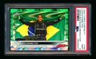 2022 TOPPS CHROME F1 #190 LEWIS HAMILTON GREEN RAYWAVE REFRACTOR #27/99 PSA 9!