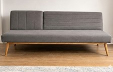Calvers&Suvdal Snooze scandi style Sofa Bed 3 Seater Grey Click Clack