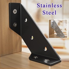 Corner Brace Right Angle Bracket Stainless Steel Joint Connector Shelf Support