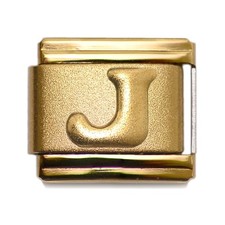 Dolceoro Alphabet Letter Initial, 9mm Traditional Classic Type Italian Modula...