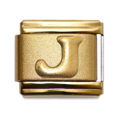 Dolceoro Alphabet Letter Initial, 9mm Traditional Classic Type Italian Modula...