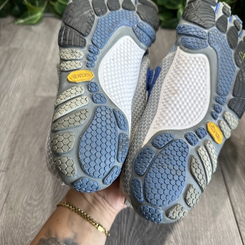Vibram FiveFingers Men Size 9 US Size 42 EU Climbing Shoes Gray Blue - Picture 7 of 9
