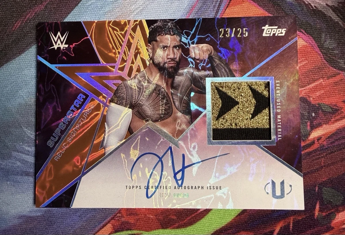 Topps Wrestling WWE Serial Numbered Sports Trading Cards