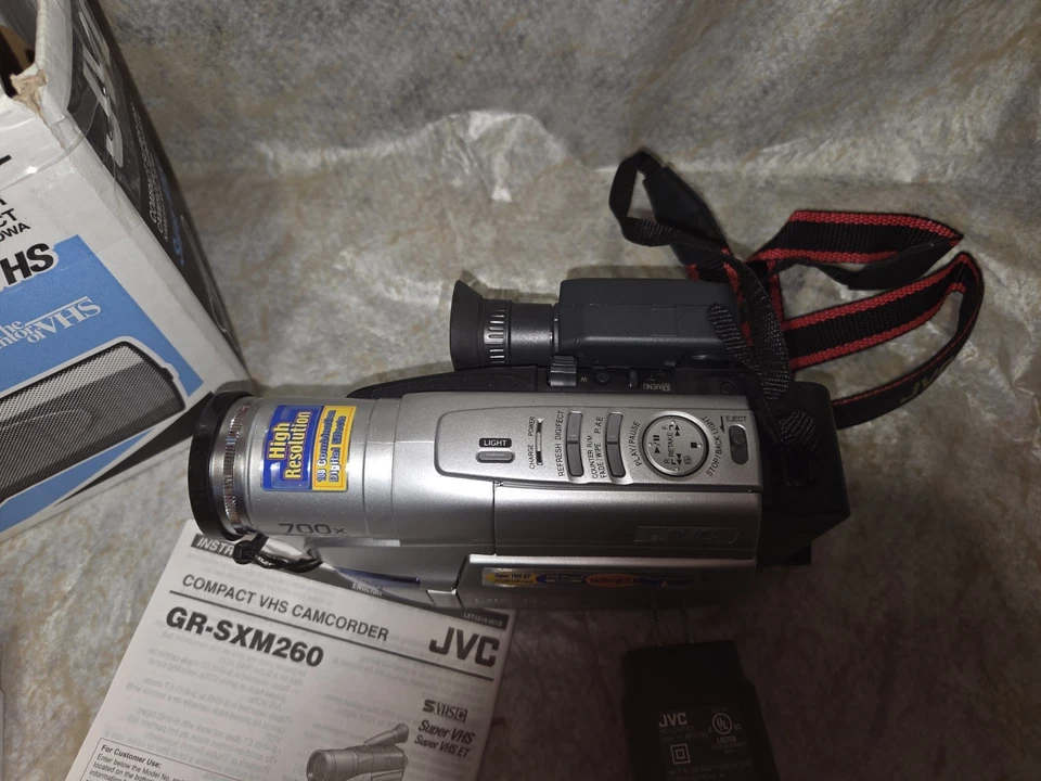 JVC  GR-SXM260U Super VHS SVHS S-VHS SVHSC Camcorder VCR Player Video - Image 3 of 4