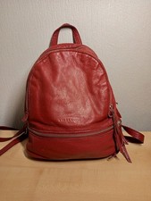 Liebeskind Berlin Mini Rucksack Rot Leder Vintage