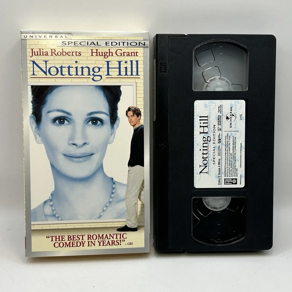 Notting Hill VHS 2000 Video Tape Special Edition Julia Roberts Grant VTG Romance - Image 4 of 4