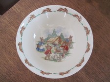 Vintage Royal Doulton Bunnykins Bunny Camp Cereal Bowl