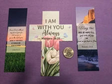 Bible Verse Bookmarks Lot of 3.