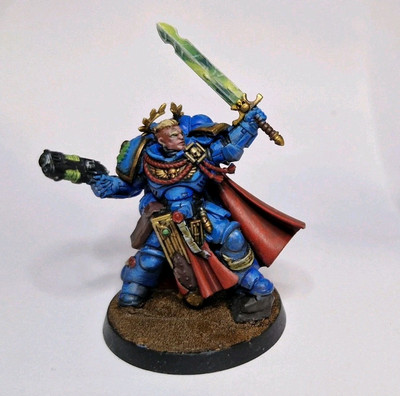 Warhammer 40k Ultramarines Primaris Captain Imperium Painted Space Marines HQ