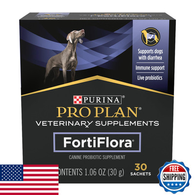 Purina Pro Plan FortiFlora Canine Probiotics for Dogs, 30 Count