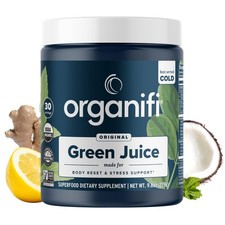 Organifi Green Juice Organic Super Greens Powder 30 Servings Immune Support