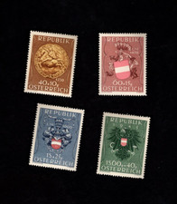 Austria sc#B264-7 (1949) Complete MH