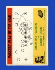 1964 Philadelphia Set-Break # 84 Green Bay Packers Play VG-VGEX *GMCARDS*