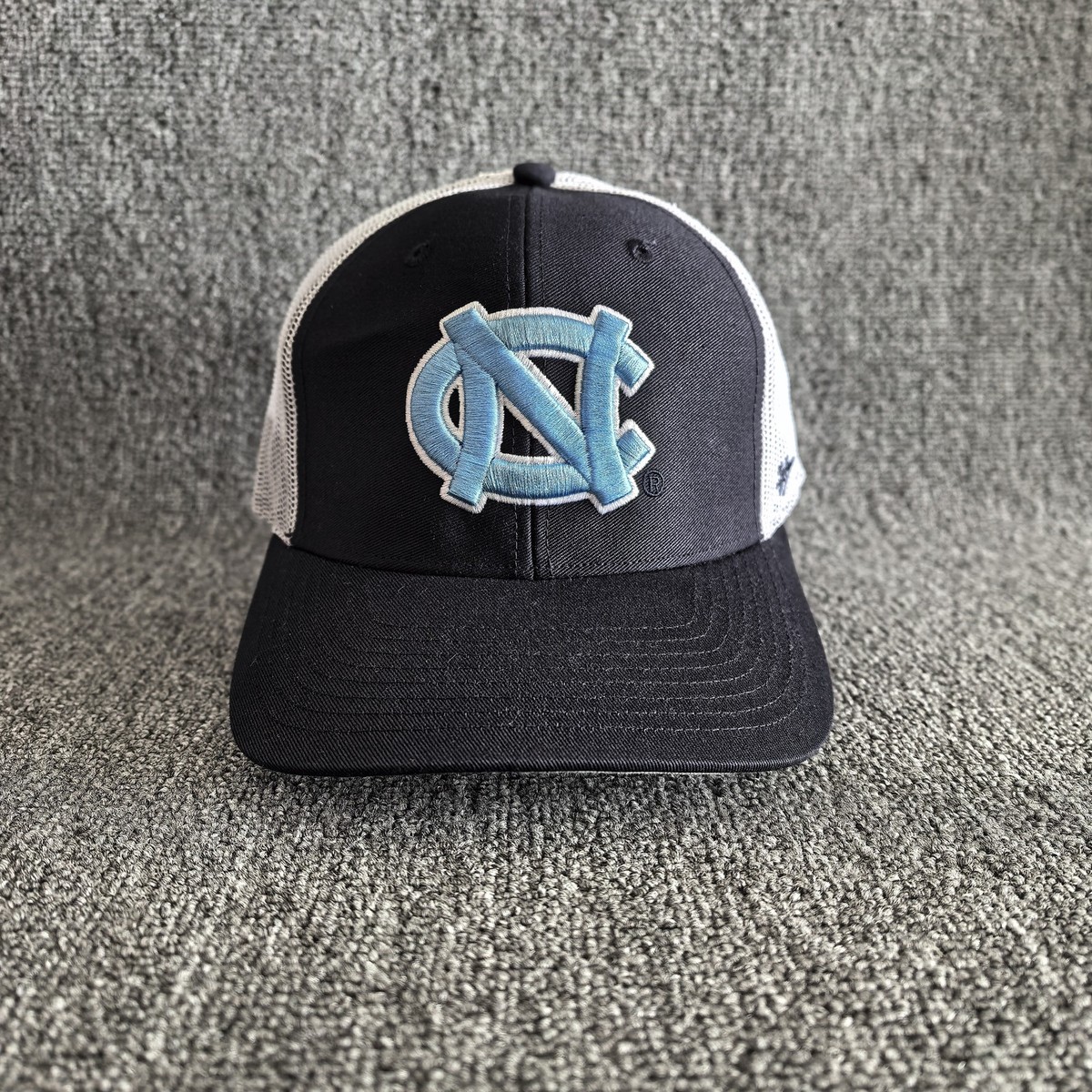 '47 Brand UNC Tar Heels Black White Trucker Snapback Hat