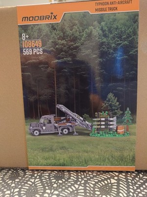Bluebrixx 108649 Modbrix Typhoon Anti-Aircraft Missile Truck