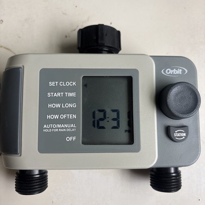 Orbit 2 Outlet, Programmable Digital Irrigation Watering Sprinkler Timer