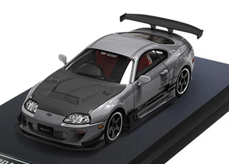 TOYOTA Supra (A80Z)  - silver / black - BSC 1:64 - Immagine 2 di 4