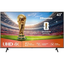 Hisense 43A6Q - TV LED 43 (108 cm) - 4K UHD 3840x2160 - HDR10+ - TV connecté - 3