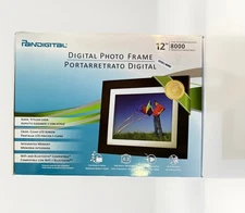 12" Pandigital Digital Photo Frame Holds 5000 images WiFi Bluetooth Play Music