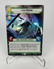 Leia Organa (838) - Star Wars Unlimited LOF - [LEGENDARY][HYPERSPACE FOIL]