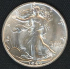 1944 AU WALKING LIBERTY HALF $ ~ SILVER AT AN ALL TIME HIGH ~ FREE SHIPPING