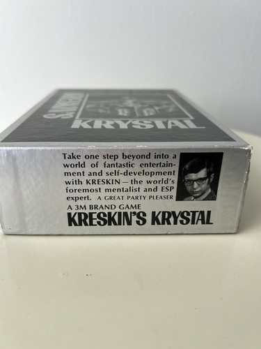 Vintage 1971 Kreskin’s Krystal ESP Game by 3M with Box & Instructions - Picture 2 of 9