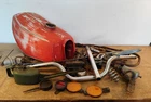 Lot Accessories Bicycle Moped MZ Simson Diamond Tank Handlebar Oil Can Carrier