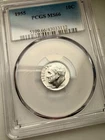 1955-P BU Silver Roosevelt 10c ~ PCGS MS66 High Grade ~ Exceptionally Nice!
