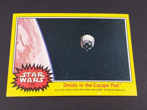 1977 Topps Star Wars #172 Droids in the Escape Pod