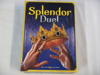 Splendor Duel board game Space Cowboys strategy drafting set collection 2 player