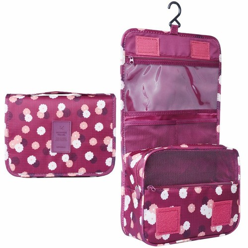 Toiletry Cosmetic Bag Makeup Pouch Waterproof Travel Shower Hanging Organizer US - Picture 6 of 16