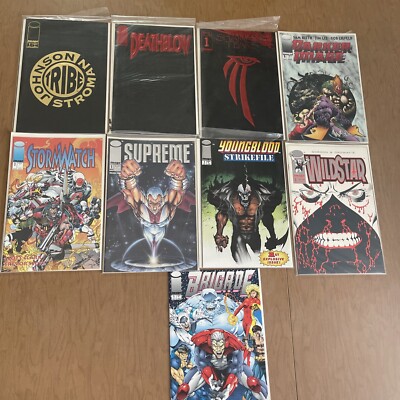 Image Comics Lot Of 9 First Issue Deathblow Shamans Tears Darker Image Tribe Etc