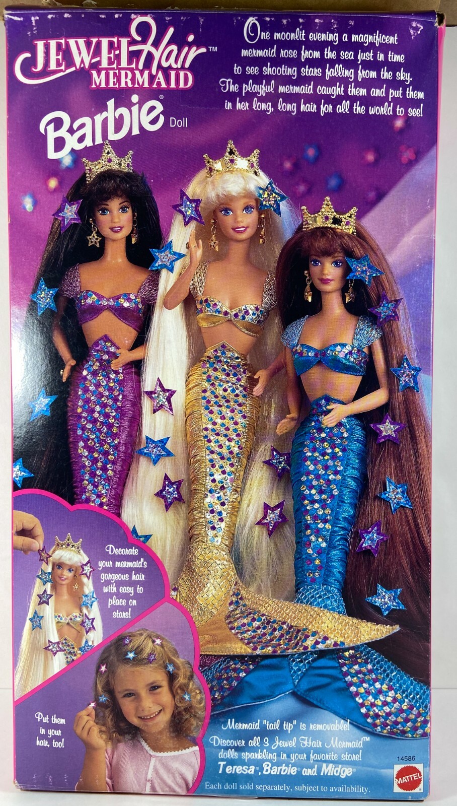 jewel hair mermaid barbie 1995