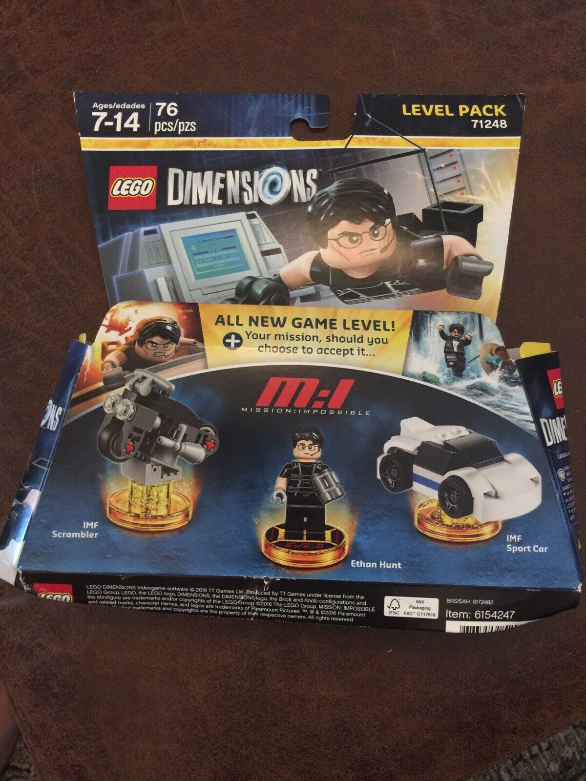 LEGO Dimensions Mission Impossible Level Pack, New Box Bent
