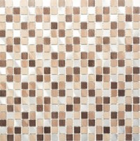 Mosaik Mix Aluminium/Kupfer Fliesenspiegel KüChe Wc 49-A971 I 10 Mosaikmatten