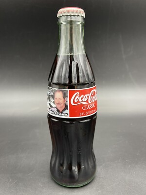 Dale Earnhardt NASCAR Coca Cola COKE 8 oz Commemorative Bottle