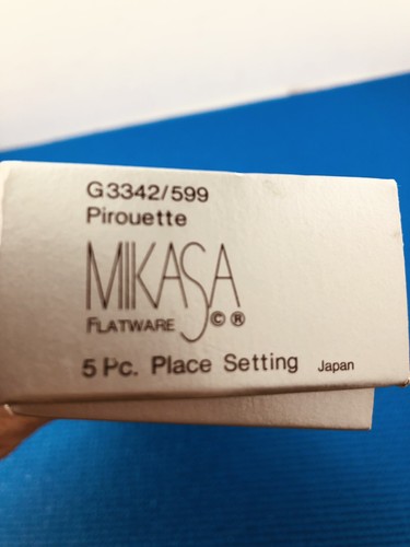 Lot of 2 Mikasa PIROUETTE Gold Accent Stainless Flatware 5 Piece Settings-Japan - Picture 5 of 7