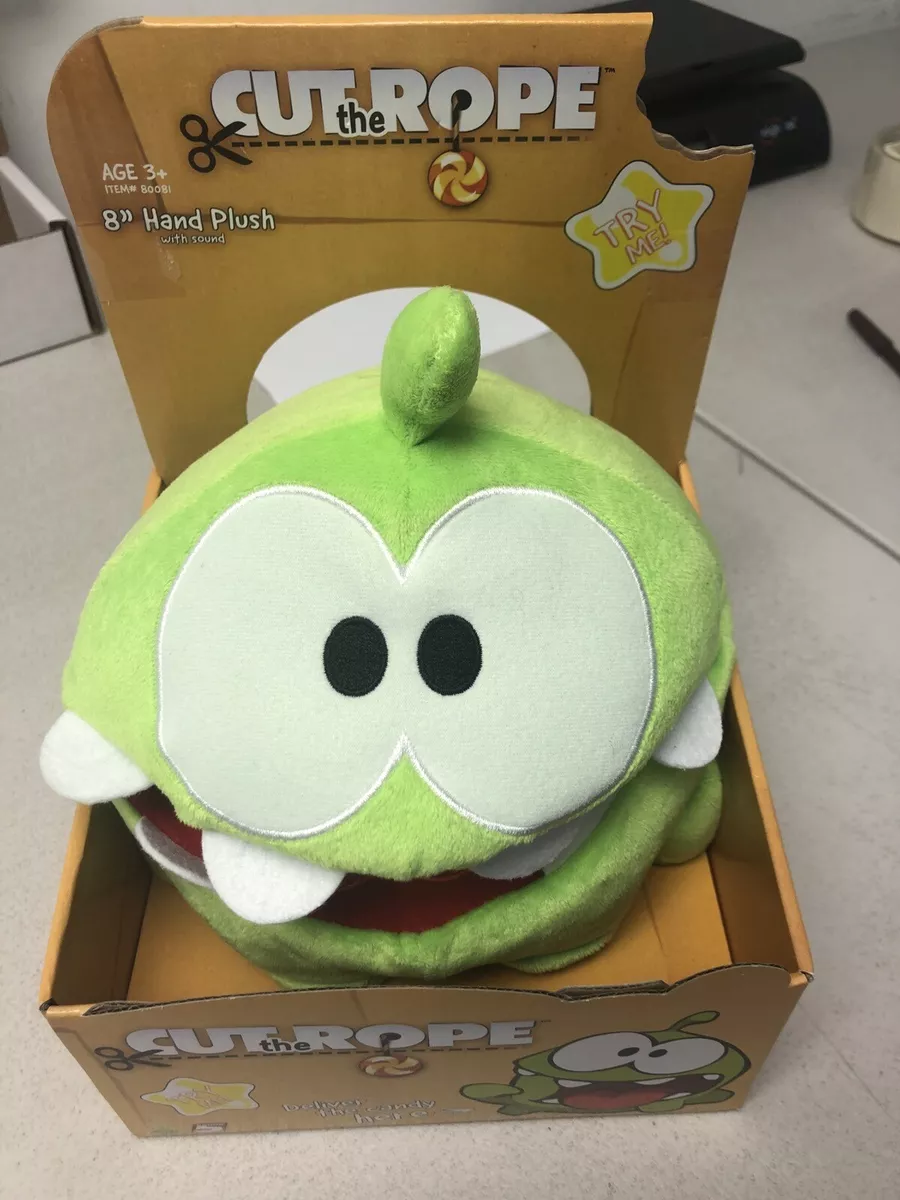 Cut the Rope Om Nom small plush green stuffed animals 